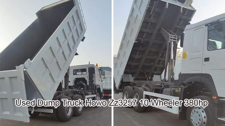 Used Dump Truck Howo Zz3257 10 Wheeler Dumper Sale in Barbados