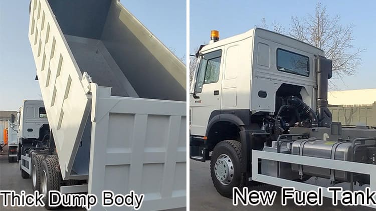 Used Dump Truck Howo Zz3257 10 Wheeler Dumper Sale in Barbados