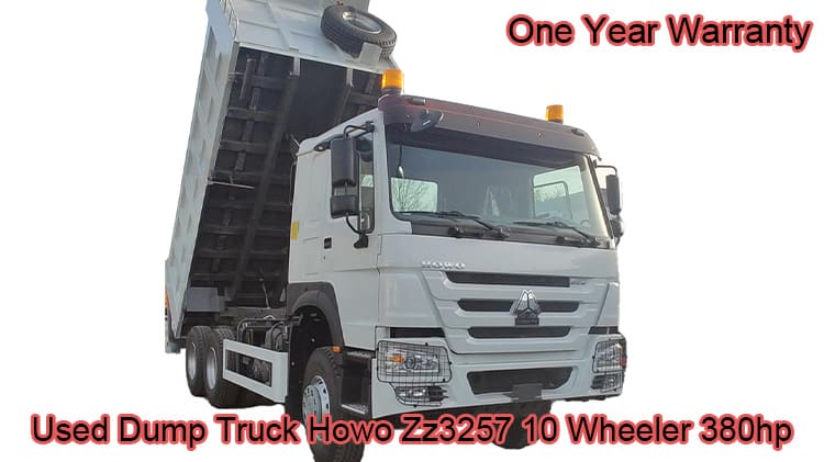 Used Dump Truck Howo Zz3257 10 Wheeler Dumper Sale in Barbados