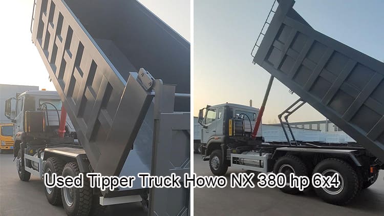 Used Tipper Truck Howo NX 380 hp Dump Truck Sale in East Timor