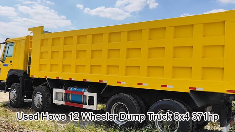Howo 12 Wheeler Dump Truck Second Hand 8x4 Tipper Trucks for Sale in Namibia