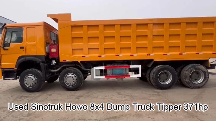Used Sinotruk Howo 8x4 371 Dump Truck Tipper for Sale in Guinea