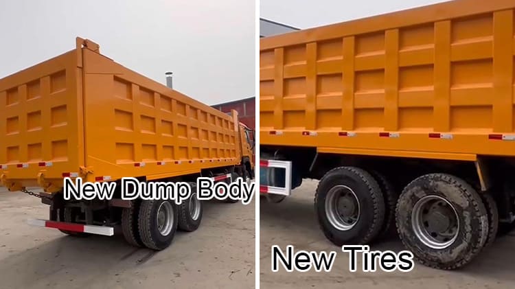Used Sinotruk Howo 8x4 371 Dump Truck Tipper for Sale in Guinea