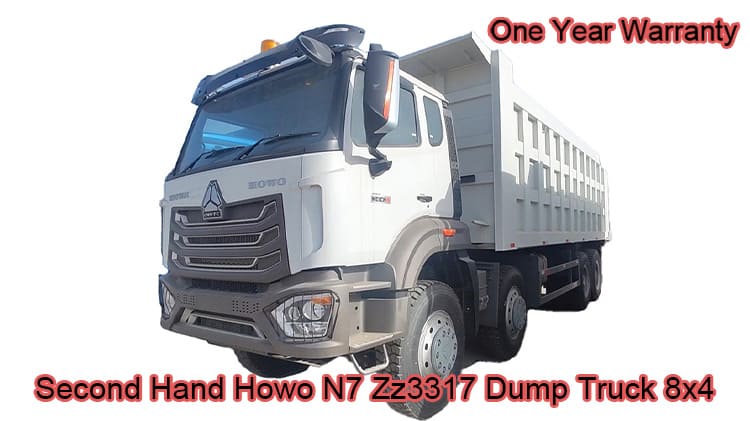 Second Hand Howo N7 Zz3317 Dump Truck Used in Mining Near Mauritius