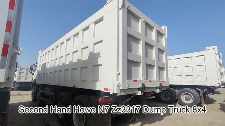 Second Hand Howo N7 Zz3317 Dump Truck Used in Mining Near Mauritius