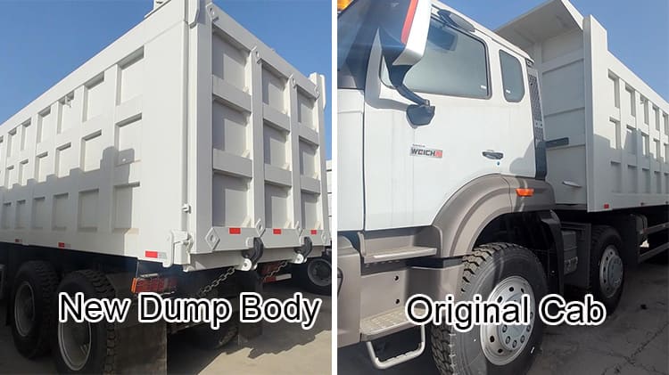 Second Hand Howo N7 Zz3317 Dump Truck Used in Mining Near Mauritius