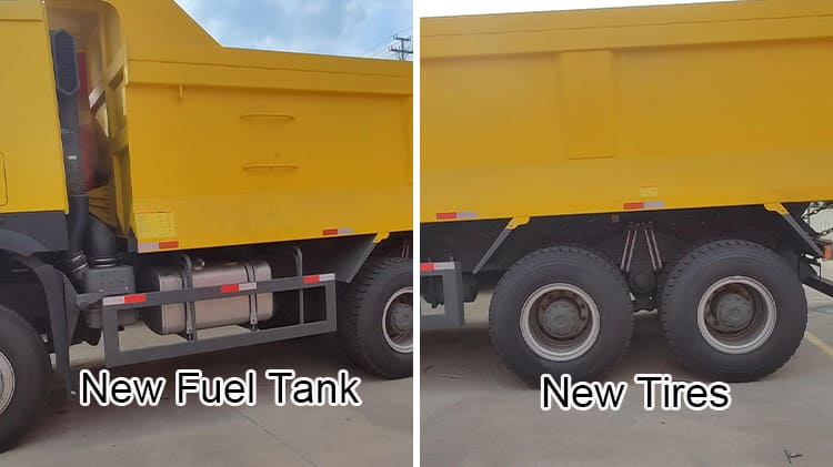 Howo Second Hand 10 Wheeler Tipper U Shape Dumper Truck 430hp in Chile