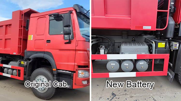 Used Howo Dump Truck 10 Ton 10 Tyre Tipper Second Hand Price in Indonesia