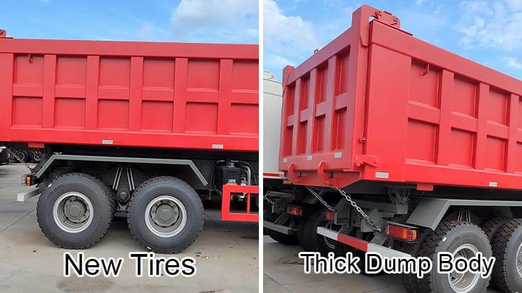 Used Howo Dump Truck 10 Ton 10 Tyre Tipper Second Hand Price in Indonesia