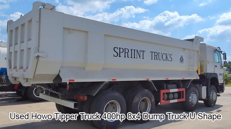 Used Howo Truck Old Tipper Trucks 400hp Howo 8x4 Dump Truck Price in Haiti