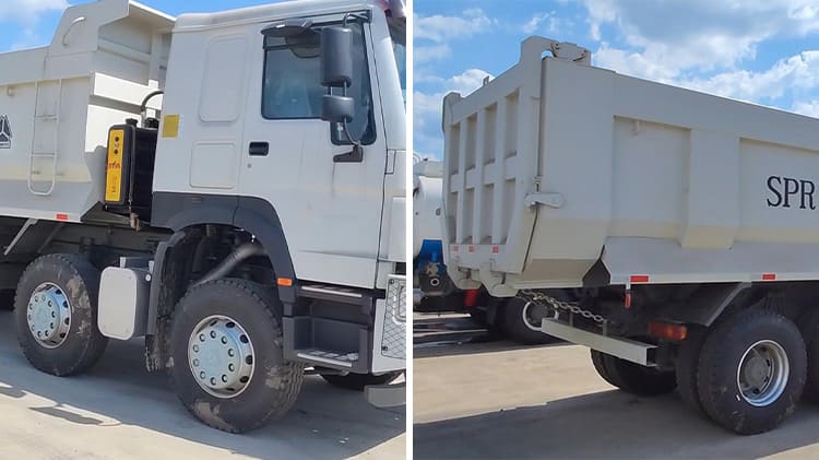 Used Howo Truck Old Tipper Trucks 400hp Howo 8x4 Dump Truck Price in Haiti