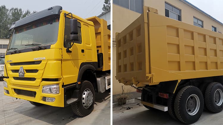 3 Axles Sinotruk Howo Dump Truck 420 Right Hand Drive 6x4 in Congo