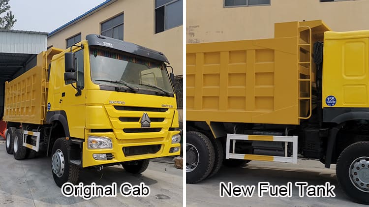 3 Axles Sinotruk Howo Dump Truck 420 Right Hand Drive 6x4 in Congo