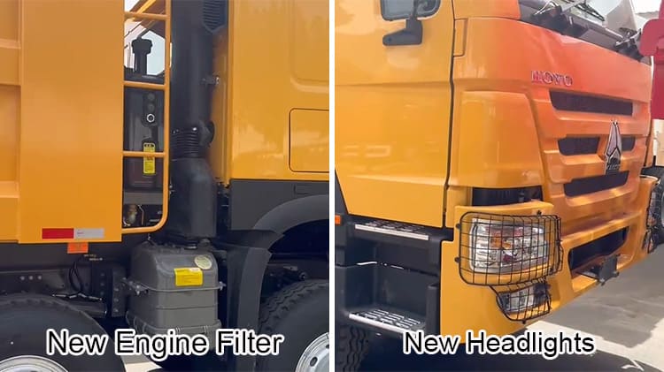 Sinotruk Howo 380 Used Tri Axle Dump Trucks for Sale in Kenya