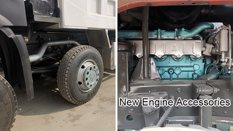 Used Sinotruk Howo 12 Tyres Dump Truck 380 40Ton 8x4 Sale in Rwanda