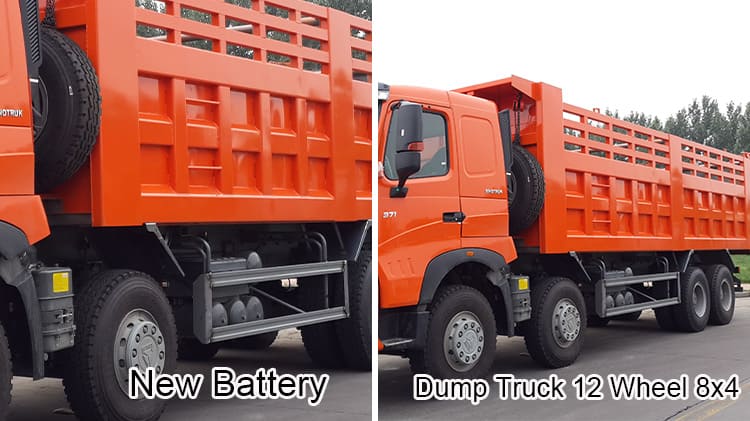 Howo A7 371 Dump Truck 12 Wheel Tipper for Sale Second Hand in UAE