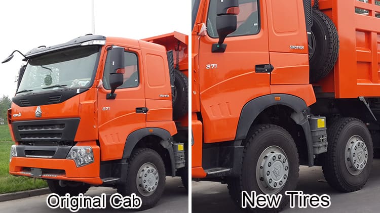 Howo A7 371 Dump Truck 12 Wheel Tipper for Sale Second Hand in UAE