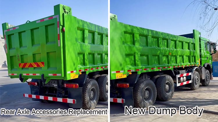 Sinotruk Howo TX 8x4 460hp Second Hand Dumper Truck for Sale in South Sudan