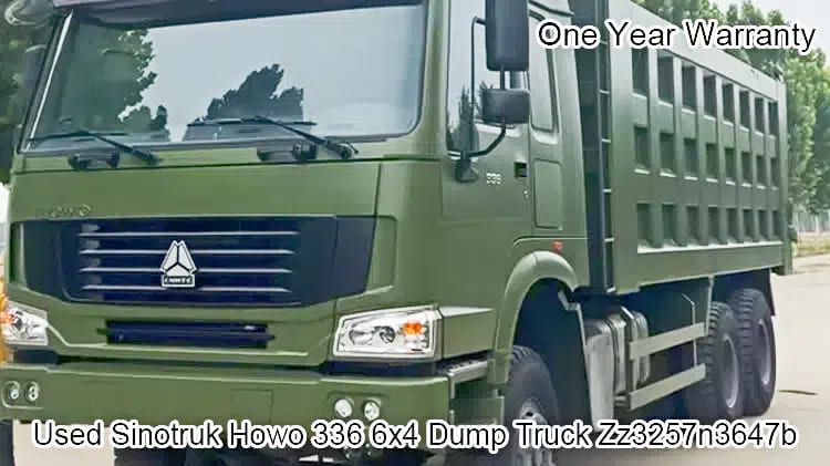 Used Sinotruk Howo 336 6x4 Dump Truck Zz3257n3647b Sale in Libya