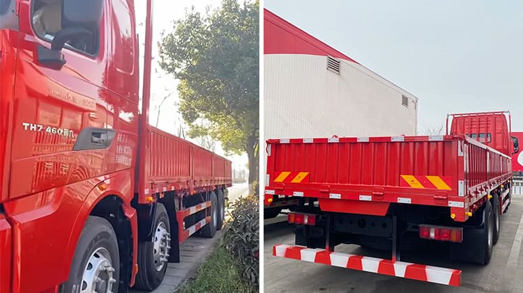 8x4 Sinotruk Cargo Truck Used Howo Dropside Truck TH7 460hp in India