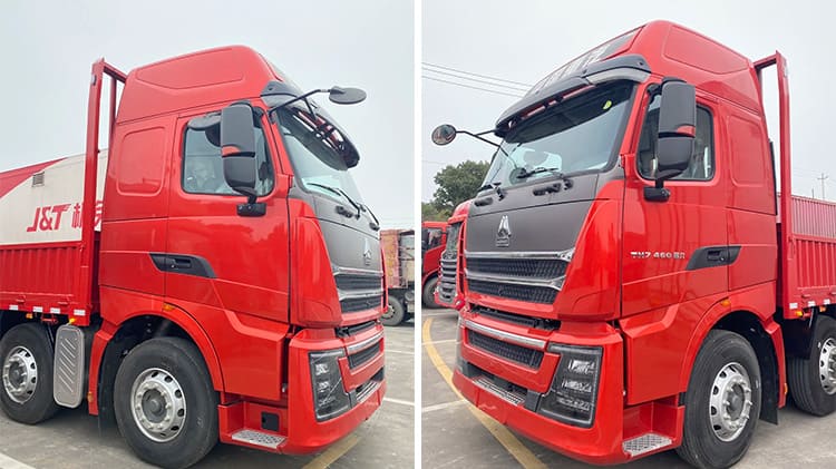 8x4 Sinotruk Cargo Truck Used Howo Dropside Truck TH7 460hp in India