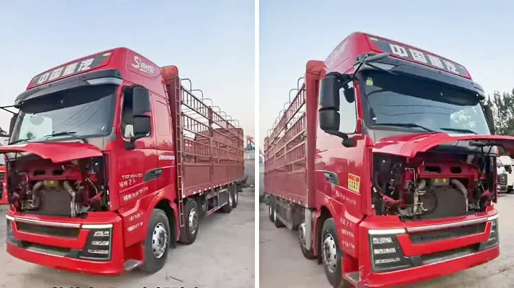 Heavy Duty Truck Used Howo 500hp TH7 30T 8x4 Cargo Truck in Algeria