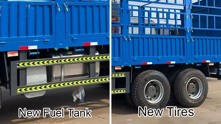 Used Sinotruk Howo 8x4 Cargo Truck Fence 375hp for Sale in Mongolia