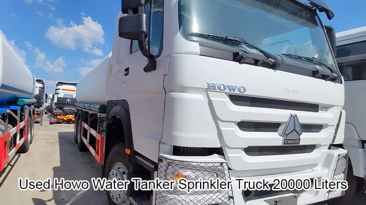 Used Howo Water Tanker Sprinkler Truck 20000 Liter Price in Madagascar