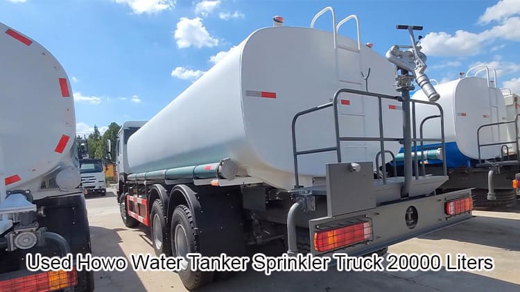 Used Howo Water Tanker Sprinkler Truck 20000 Liter Price in Madagascar