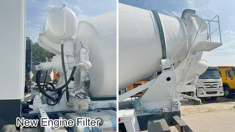 Used Sinotruk Howo 12 Cubic Meters Concrete Mixer Truck 6x4 in Honduras