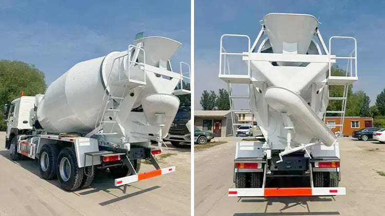 Used Sinotruk Howo 12 Cubic Meters Concrete Mixer Truck 6x4 in Honduras