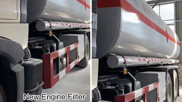 Used Howo 10 Wheeler Capacity Fuel Tank Truck for Sale in Mozambique