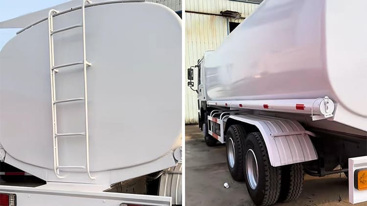 Used Howo 10 Wheeler Diesel Truck Tank 20 kl Fuel Tanker Price in El Salvador