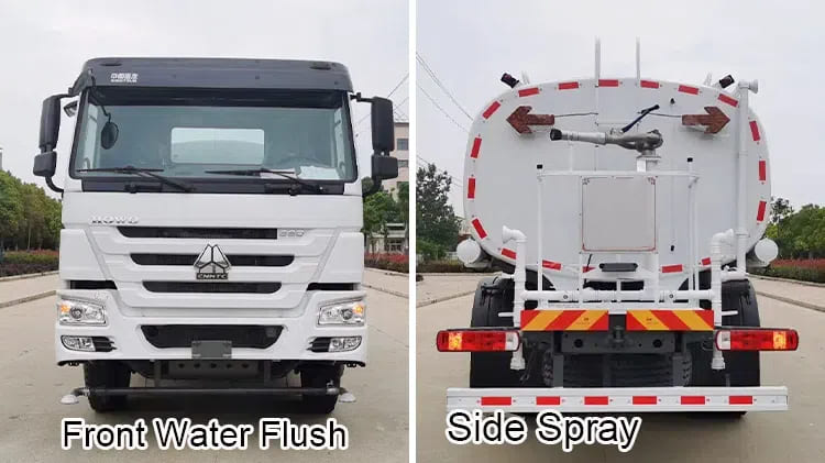Used Howo 20000 Liter 5000 Gallon Water Truck Sprinkler Sale in Maldives