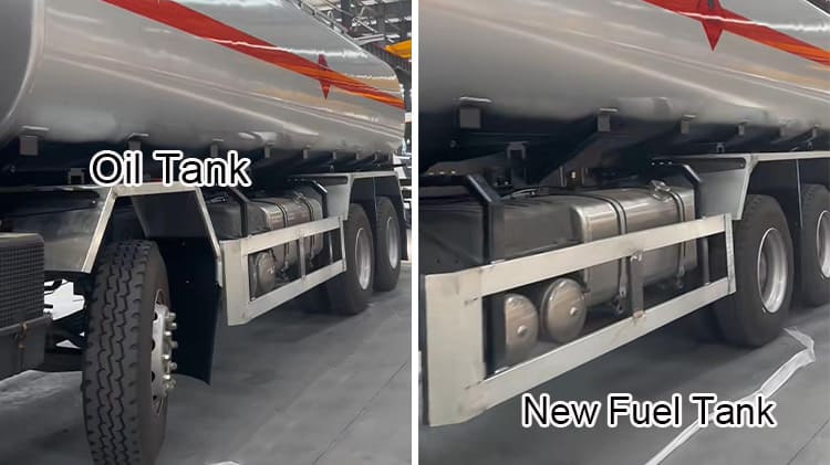 Howo Fuel Tank Truck 30000 Liters Second Hand Oil Tanker for Sale