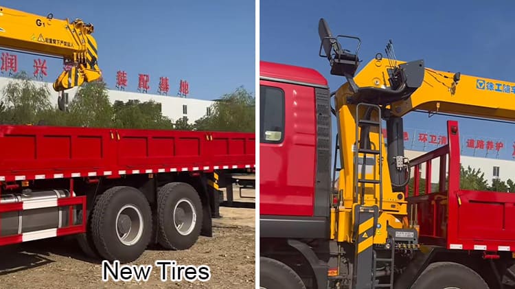 Used Howo 8x4 Truck Mounted Crane 14 Ton Crane Truck for Sale in Cape Verde