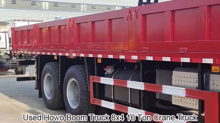 Used Howo Boom Truck 8x4 16 Ton Crane Truck for Sale in Nicaragua