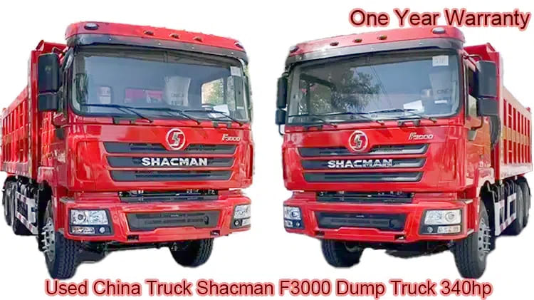 Used China Truck Shacman F3000 10 Wheeler Dump Truck 340 Sale in Dominica
