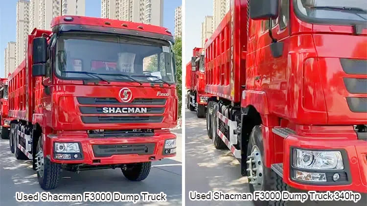 Used China Truck Shacman F3000 10 Wheeler Dump Truck 340 Sale in Dominica
