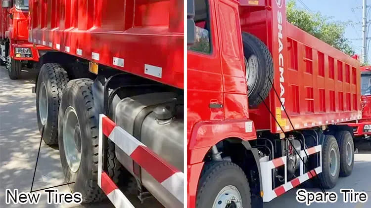 Used China Truck Shacman F3000 10 Wheeler Dump Truck 340 Sale in Dominica