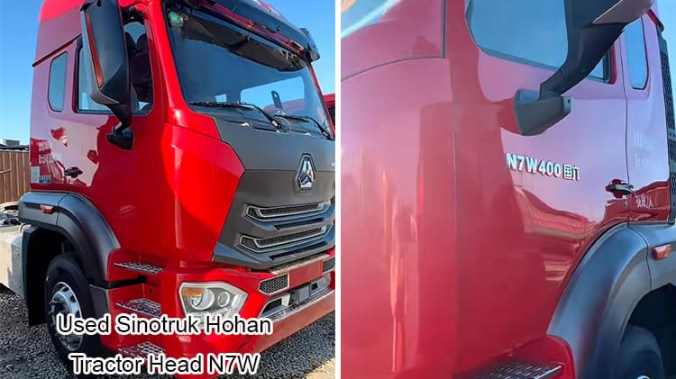 Second Hand Sinotruk Hohan Tractor Head Truck N7W 400hp Sale in Malaysia