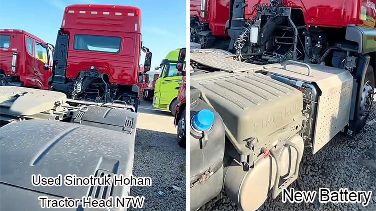 Second Hand Sinotruk Hohan Tractor Head Truck N7W 400hp Sale in Malaysia