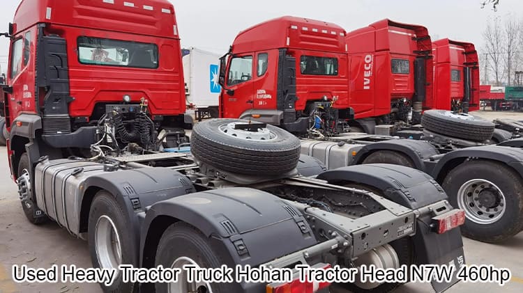 Used Sinotruk Heavy Tractor Truck Hohan Truck Head N7W 460hp in Suriname