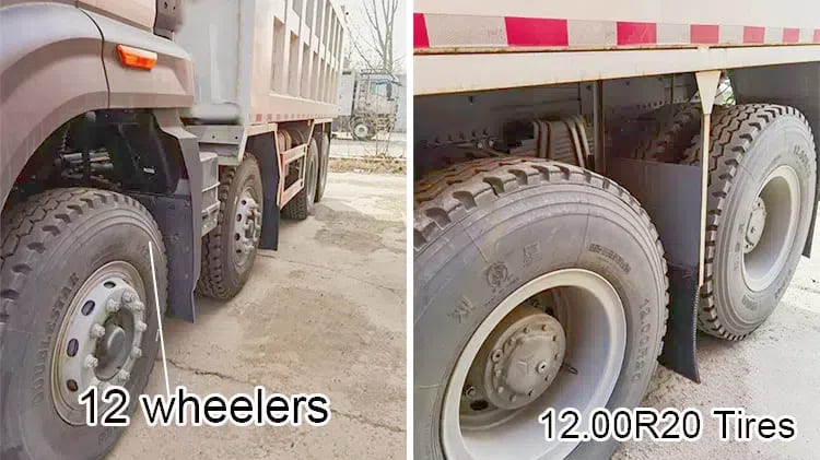 Old Hohan 8x4 Dump Truck China Tipper Trucks for Togo