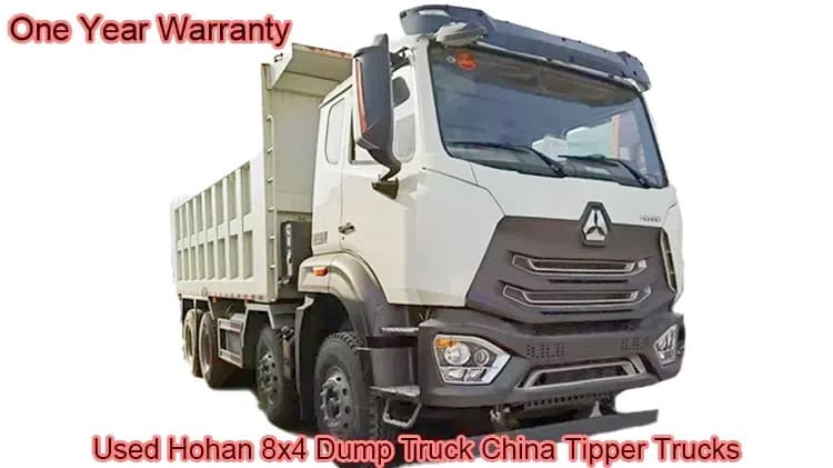 Old Hohan 8x4 Dump Truck China Tipper Trucks for Togo