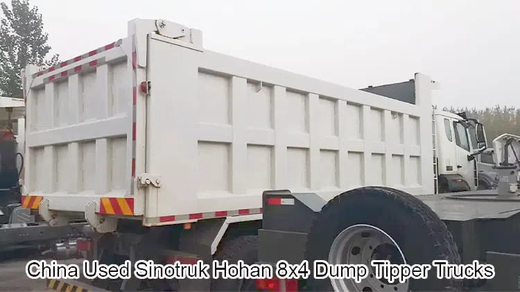 Old Hohan 8x4 Dump Truck China Tipper Trucks for Togo