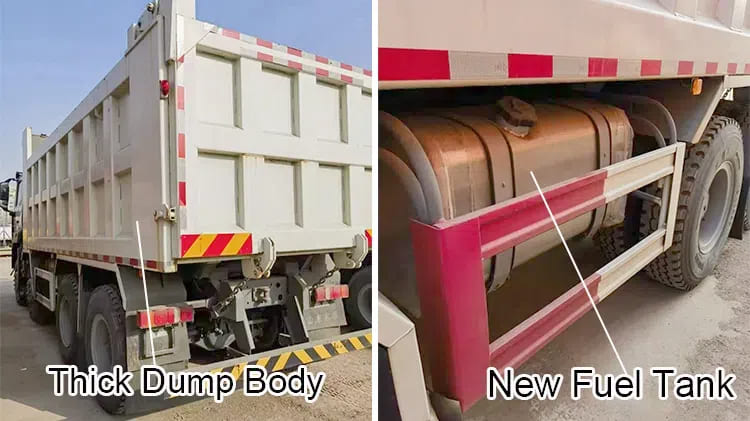 Old Hohan 8x4 Dump Truck China Tipper Trucks for Togo