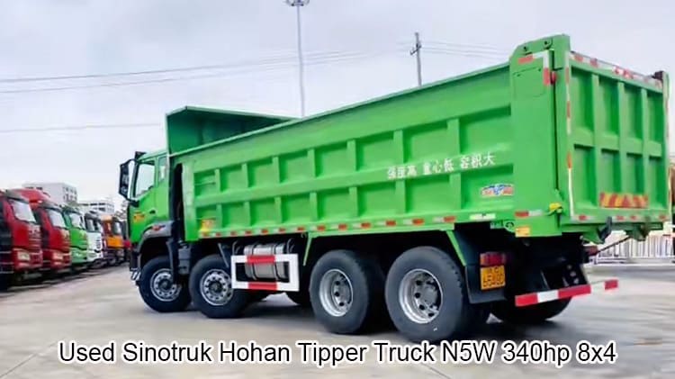 Used Sino Trucks 340hp Hohan Tipper Truck for Sale South Africa