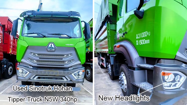 Used Sino Trucks 340hp Hohan Tipper Truck for Sale South Africa