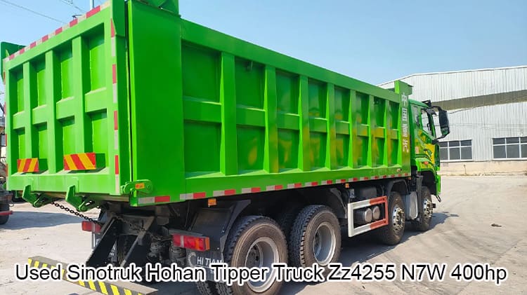 Used Sinotruk Tipper Truck Hohan Zz4255 N7W 31 Ton Sale in Uganda